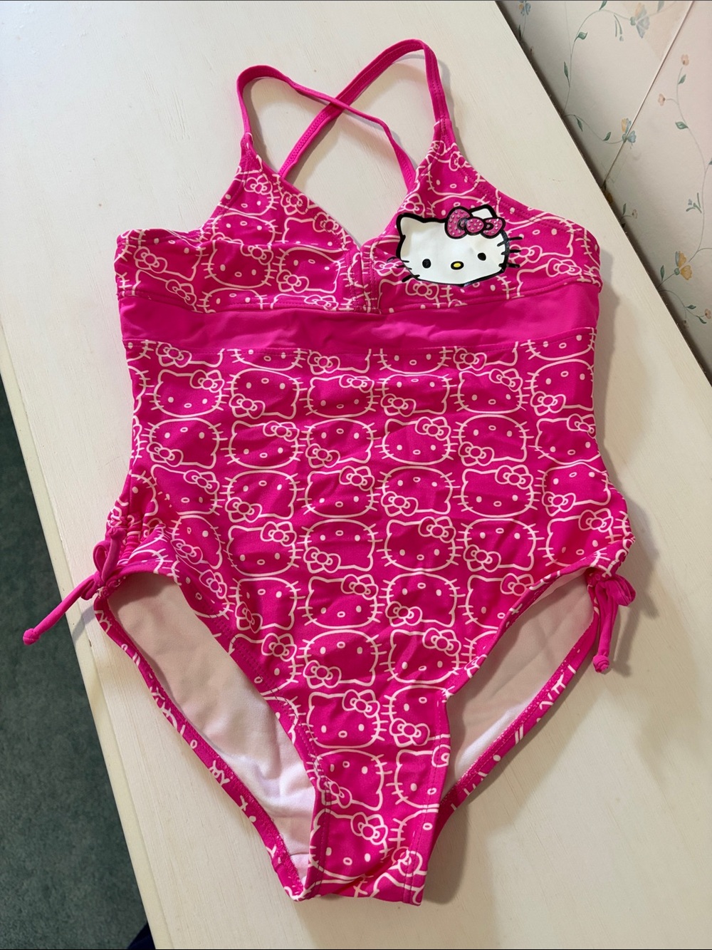 Vintage Hello kitty one piece swimsuit-girls medium